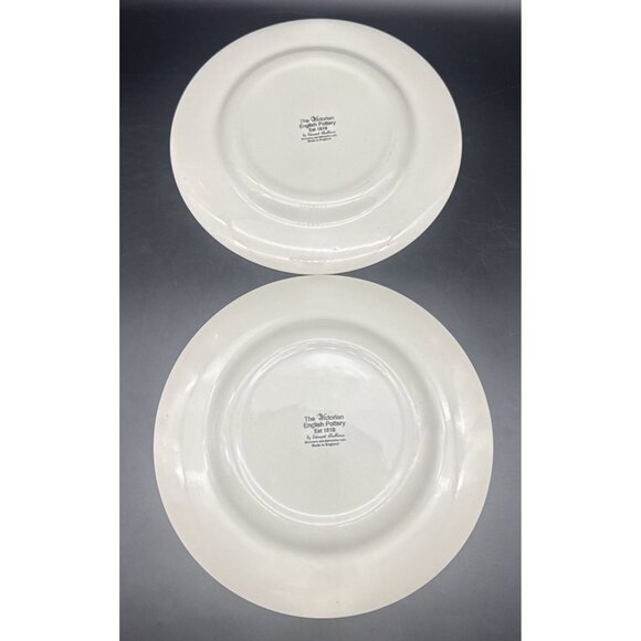 Victorian English Pottery Edward Challinor TURKEY Round Dinner Plate 11” - 2 - Picture 5 of 6